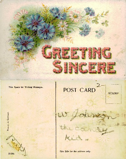 Floral Greeting Sincere
