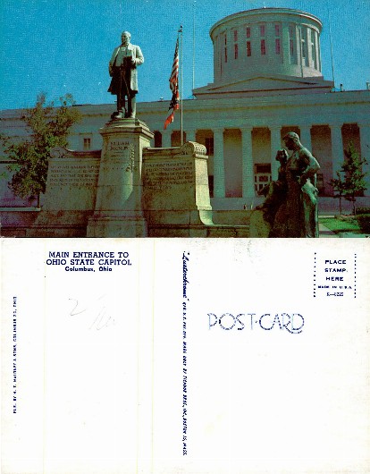 Ohio State Capitol & McKinley Statue