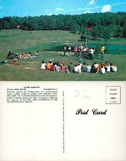 Outdoor Worship Service at Camp