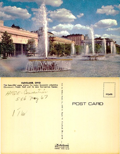 Cleveland Public Hall & Fountains