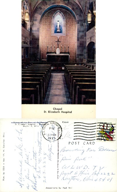 Chapel Interior with Altar and Pews