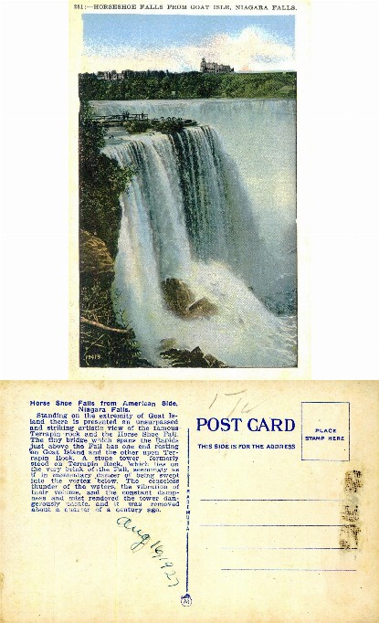 Horseshoe Falls from Goat Isle