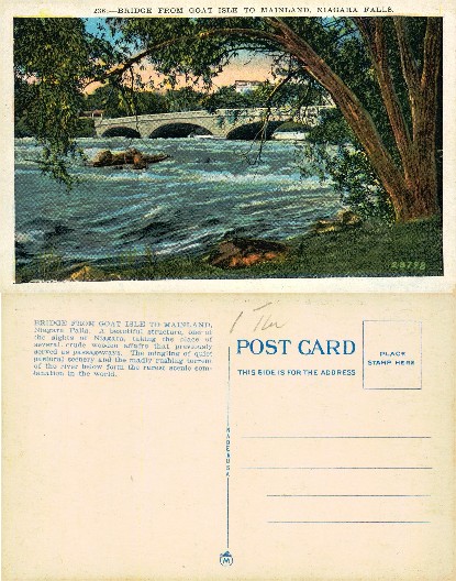 Bridge from Goat Isle to Mainland