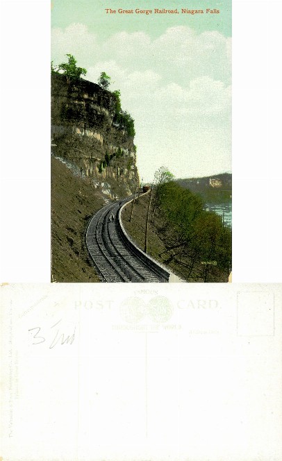 Great Gorge Railroad along Cliff