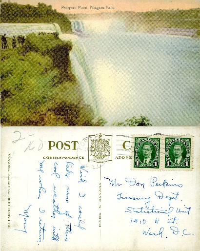 View of Niagara Falls from Point