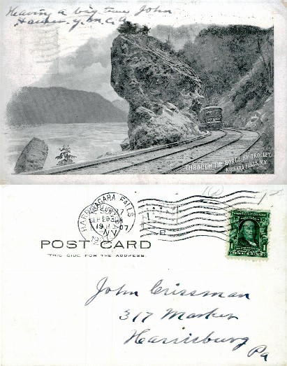 Trolley in Niagara Gorge