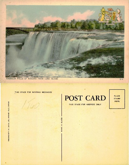 American Falls of Niagara from Luna Island