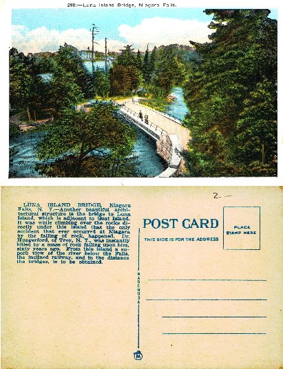 Luna Island Bridge, Niagara Falls