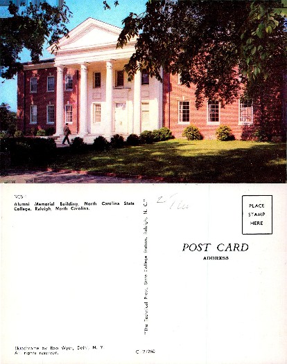 Alumni Memorial Building, NC State