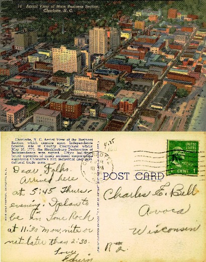 Aerial View of Business Section