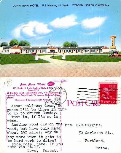 John Penn Motel Roadside View