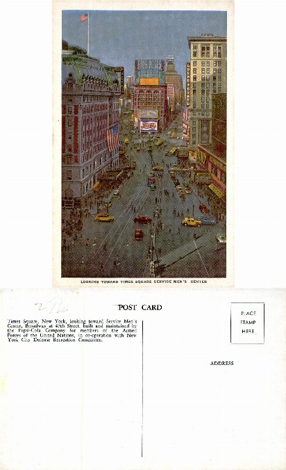 Times Square Looking Toward Service Men's Center