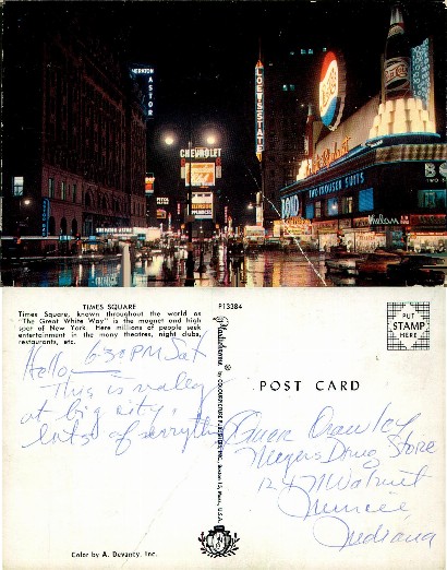 Times Square at Night, Neon Signs