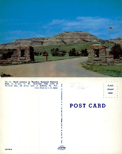 Theodore Roosevelt National Park Entrance