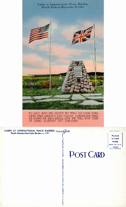 International Peace Garden Cairn