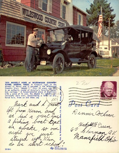 1919 Model T at Wileswood Store